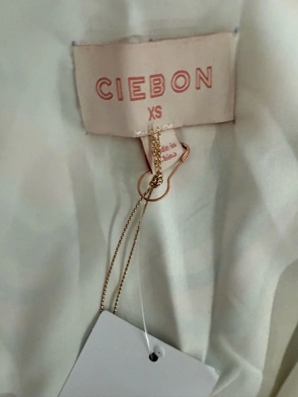 Ciebon Cream Floral Maxi Dress with Orange & Pink Accents - Picture 2 of 14